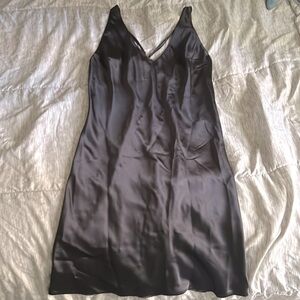 Black Victorias Secret Mini Slip Dress Women’s Large